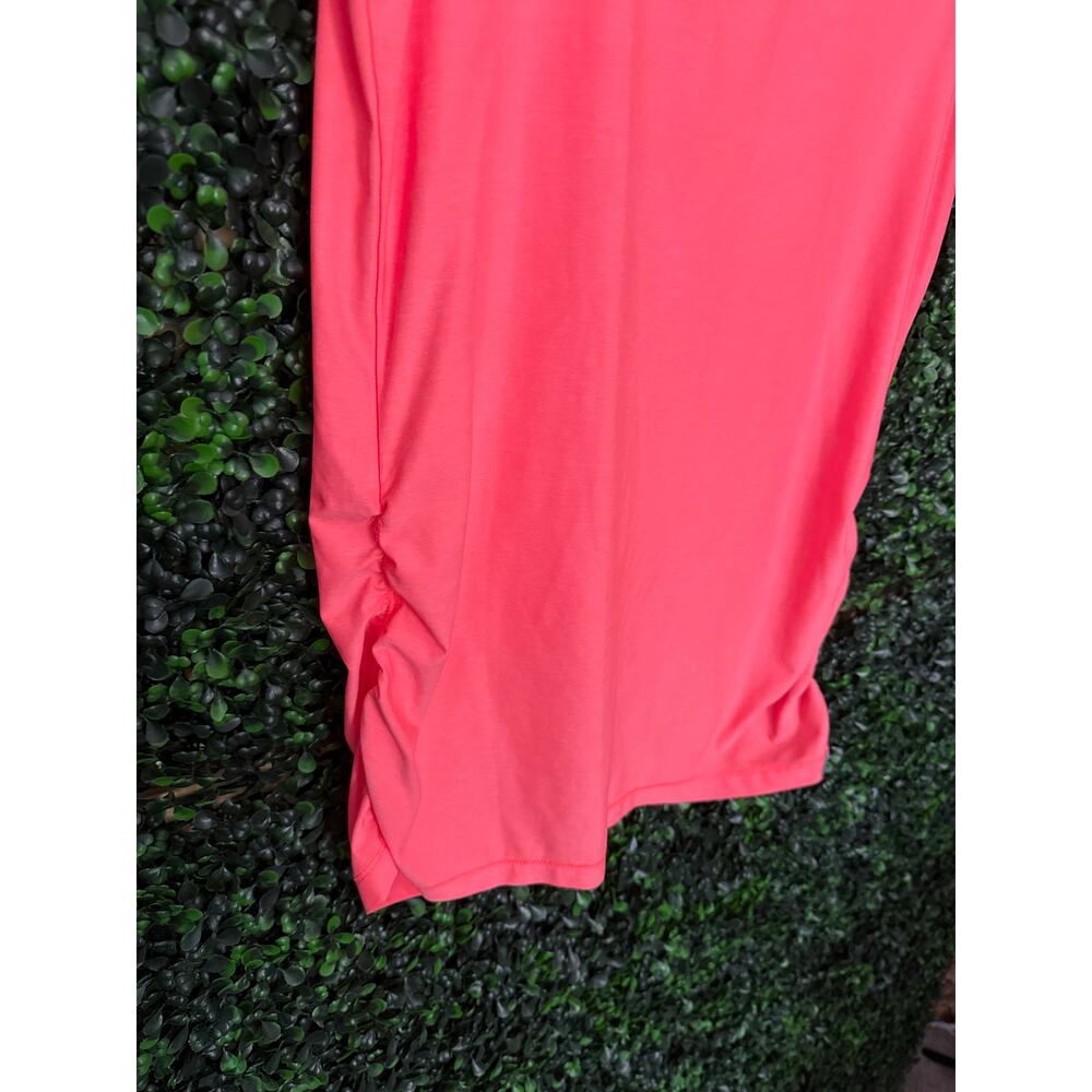 Eddie Bauer, neon orange, workout Shirt, women’s size S - Picture 6 of 7
